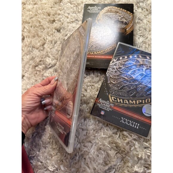 Denver Broncos Super Bowl Champions DVD Set 1997 & 1998 Americas Game NFL Collec - Picture 5 of 6